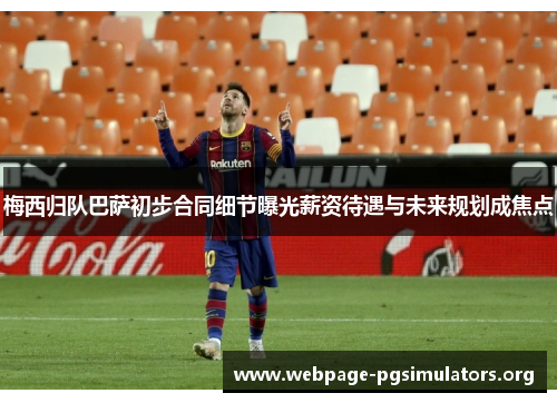 梅西归队巴萨初步合同细节曝光薪资待遇与未来规划成焦点 梅西归队巴萨初步合同细节曝光薪资待遇与未来规划成焦点