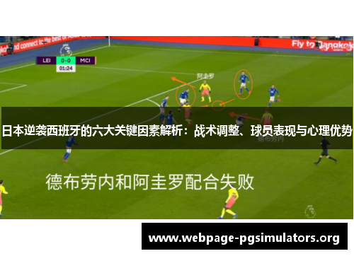 日本逆袭西班牙的六大关键因素解析:战术调整、球员表现与心理优势 日本逆袭西班牙的六大关键因素解析:战术调整、球员表现与心理优势